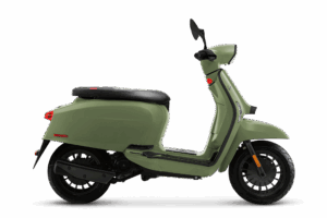 Moto Lambretta Verde