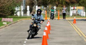 Circuito del examen práctico del carnet de moto