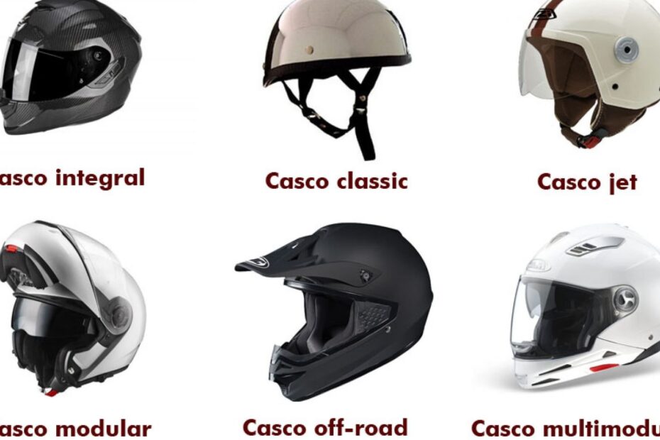 tipos de cascos de moto